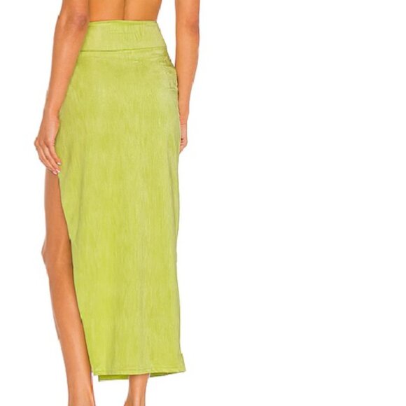 SUPERDOWN MAXI KAROLYNA CITRON COLOR COVER UP NWT - Picture 3 of 7